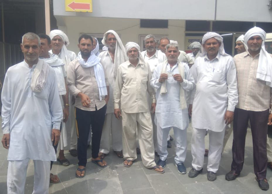 Wheat procurement started after a sit-in at the Market Committee's office in Kaithal