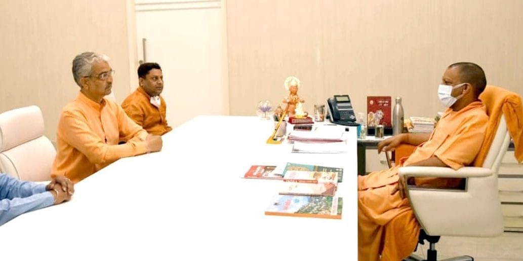 Former MP Bharatendra Singh met the Chief Minister