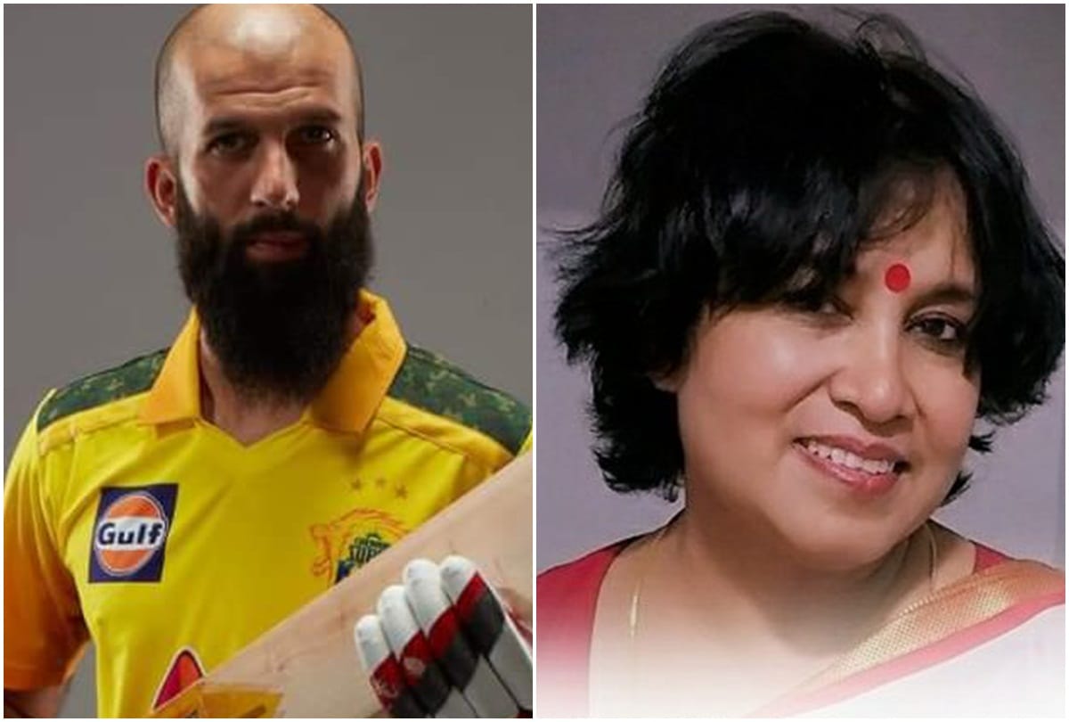 IPL 2021 Moeen Ali father Munir Ali angry over Taslima Nasreen ISIS tweets