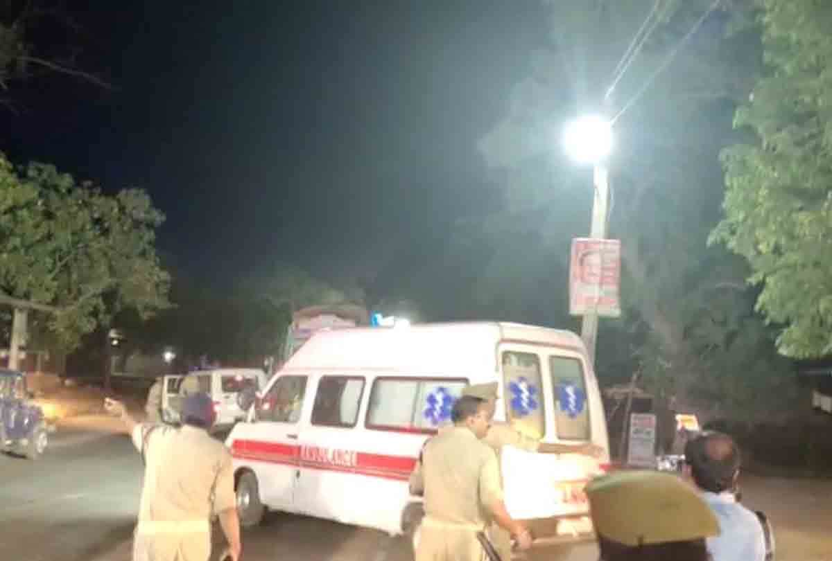 Mukhtar convoy increased after the cattle stopped near the Satti police station in Kanpur dehat