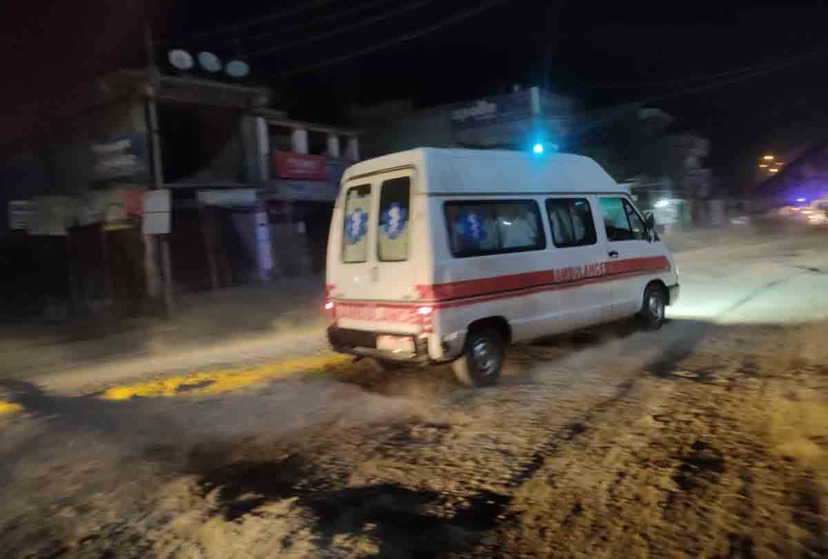 Mukhtar convoy increased after the cattle stopped near the Satti police station in Kanpur dehat