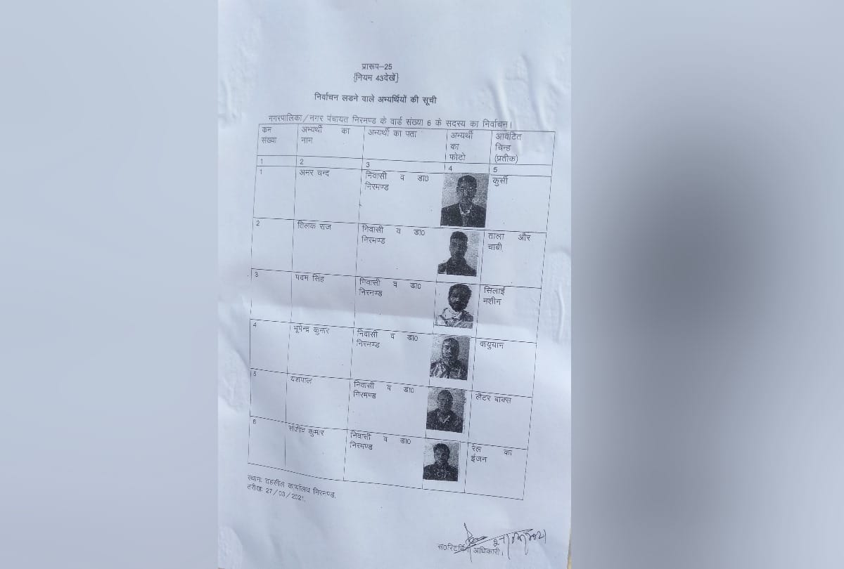 himachal mc election 2021 fault in EVM machine in nagar panchayat Nirmand