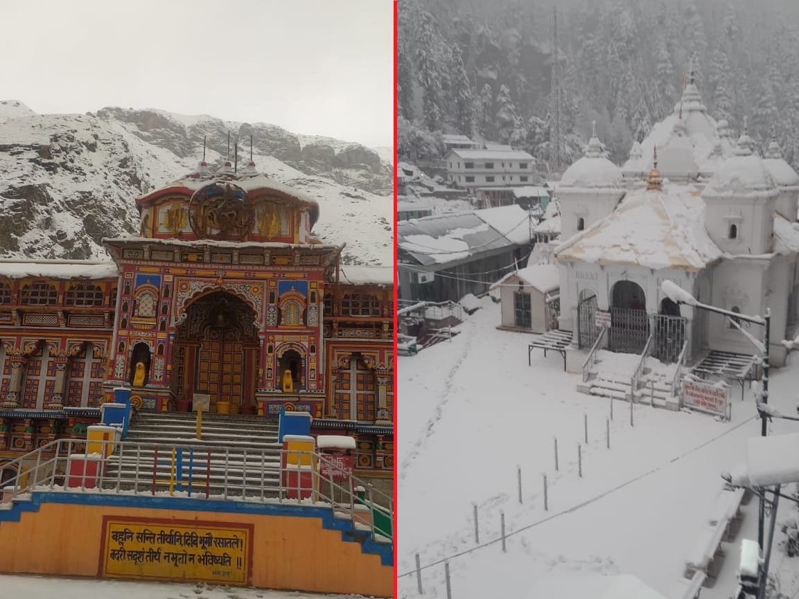 Uttarakhand Weather Forecast Today News: snowfall in april month photos