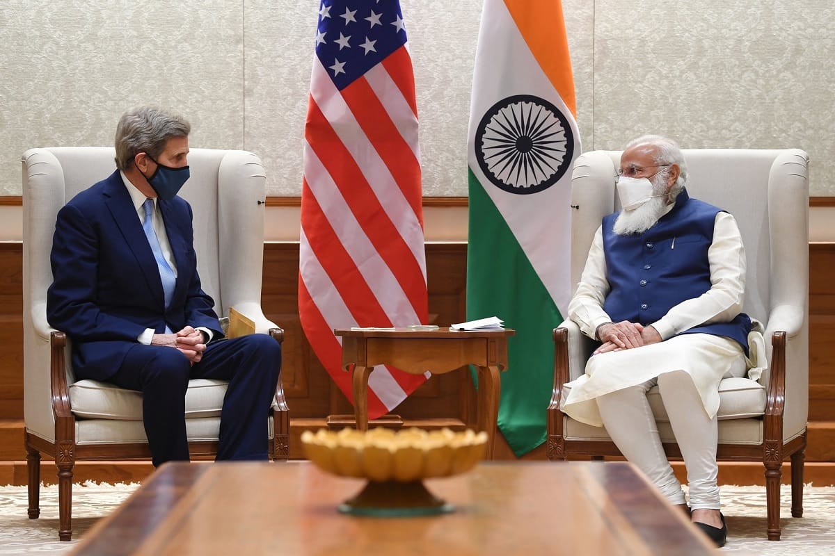 US Special Presidential Envoy for Climate John Kerry called on PM Narendra Modi