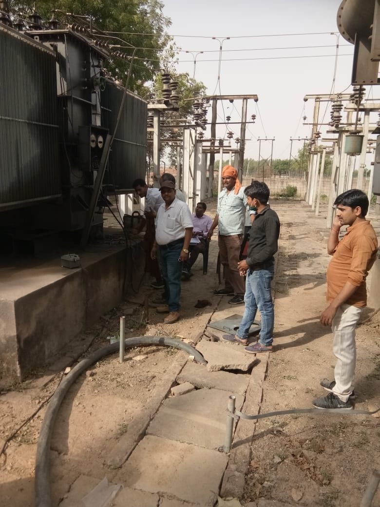 Electricity was disrupted for six hours due to fire in transformer