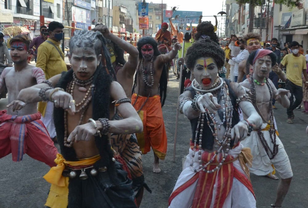Haridwar Kumbh mela 2021: Shankaracharya Swami Swaroopanand Saraswati shobha yatra Amazing Photos