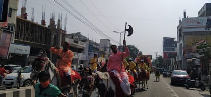 जगद्गुरु शंकराचार्य स्वरूपानंद सरस्वती की प्रवेश मंगल यात्रा