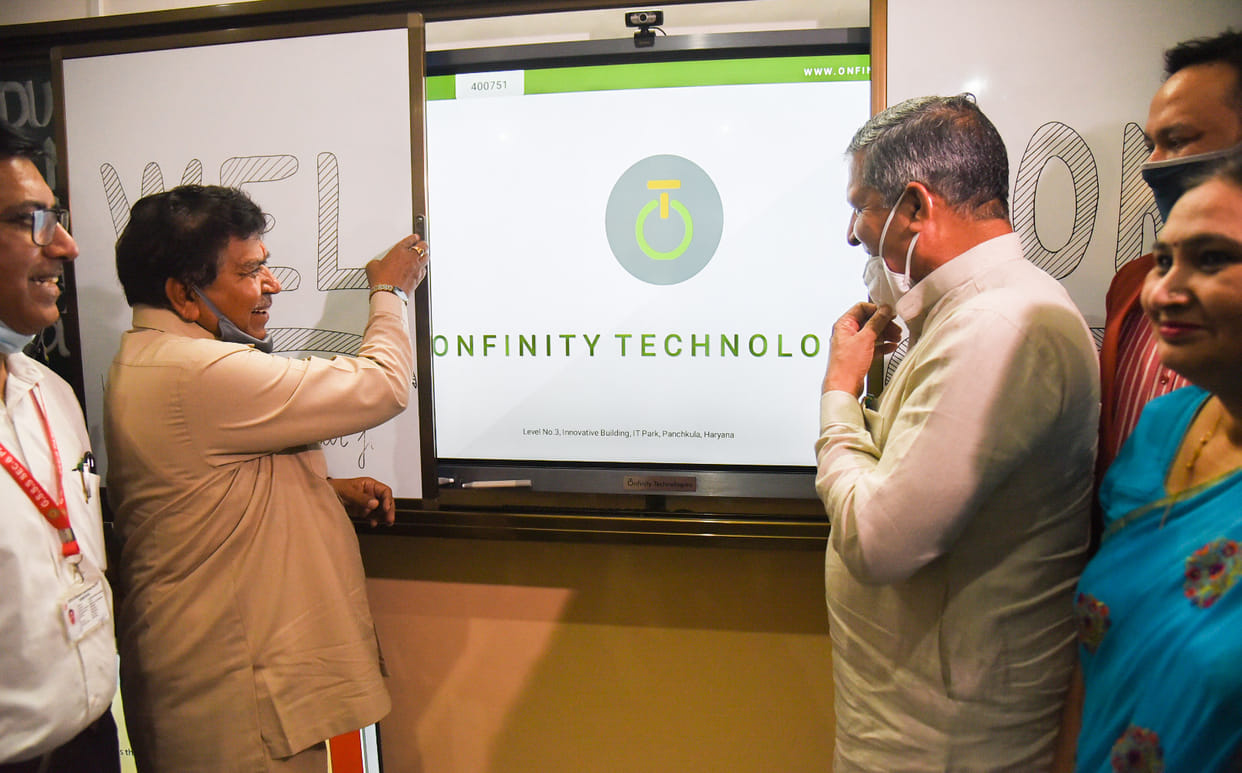 Education Minister inaugurated smart class room project