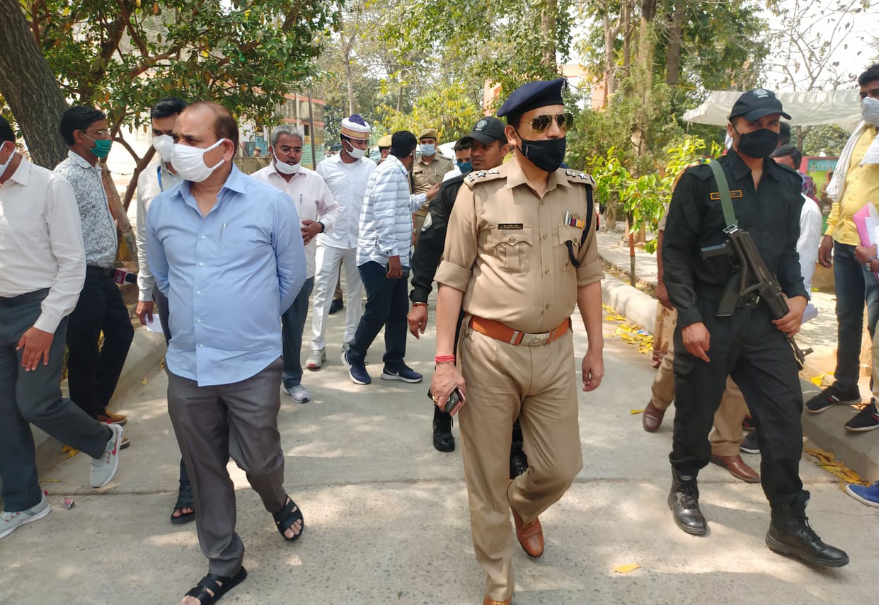Nomination papers submitted amid tight security