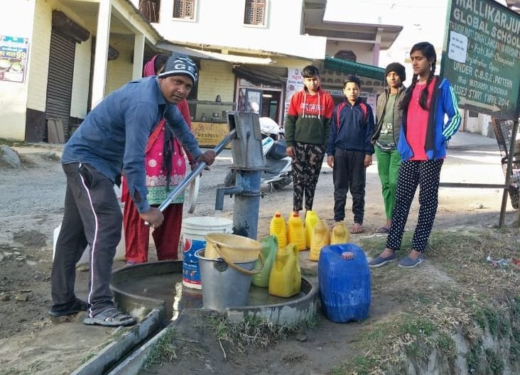 There was an outcry for drinking water in the Pati area