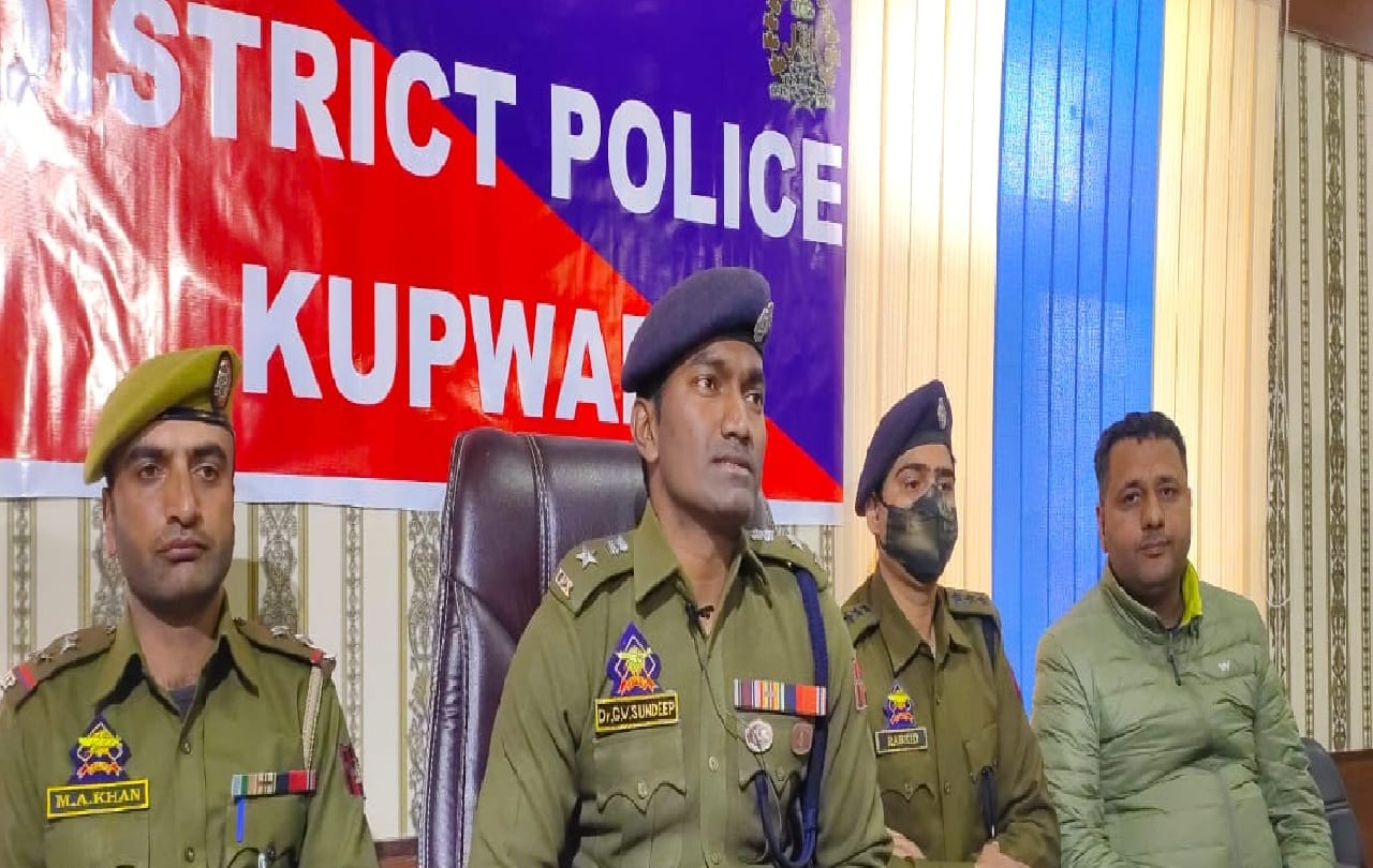 Pakistan Sponsored Narco Terror module busted by Kupwara Police 9 kilo of Heroin recovered
