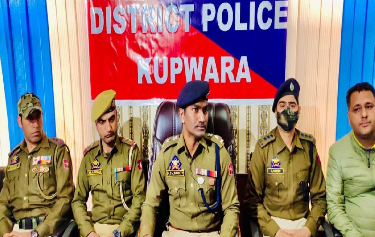 Pakistan Sponsored Narco Terror module busted by Kupwara Police 9 kilo of Heroin recovered