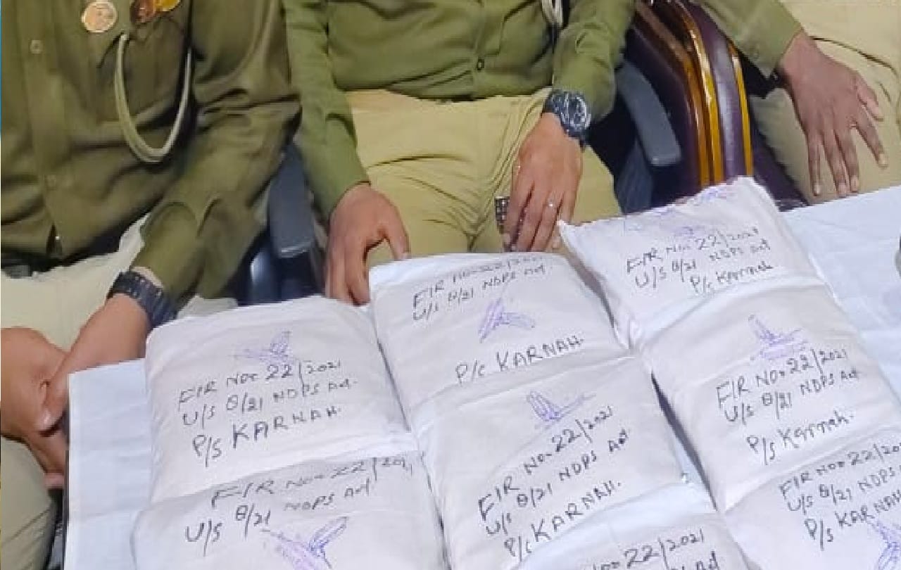Pakistan Sponsored Narco Terror module busted by Kupwara Police 9 kilo of Heroin recovered