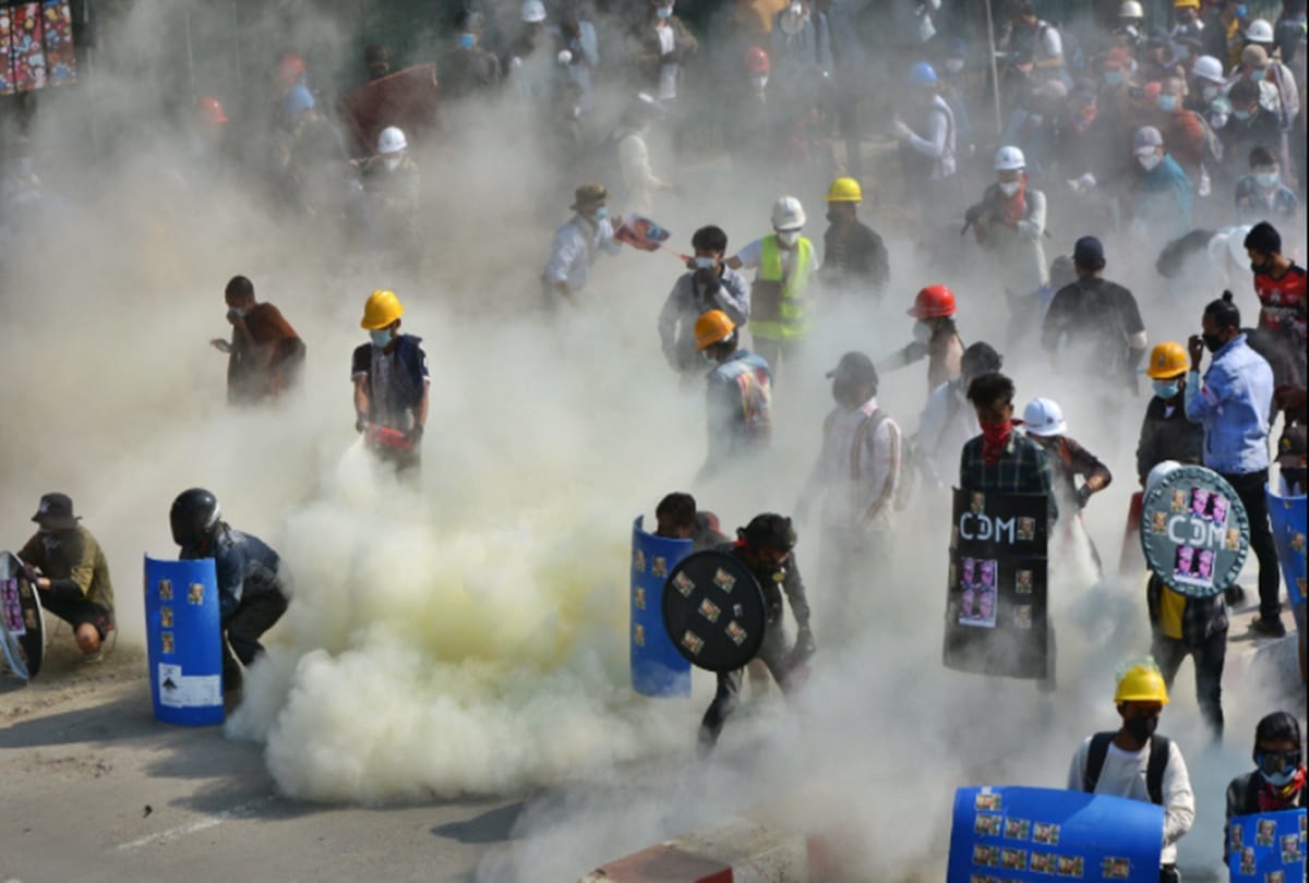 Military coup in Myanmar Security Forces Killed Protesters in Kalay City