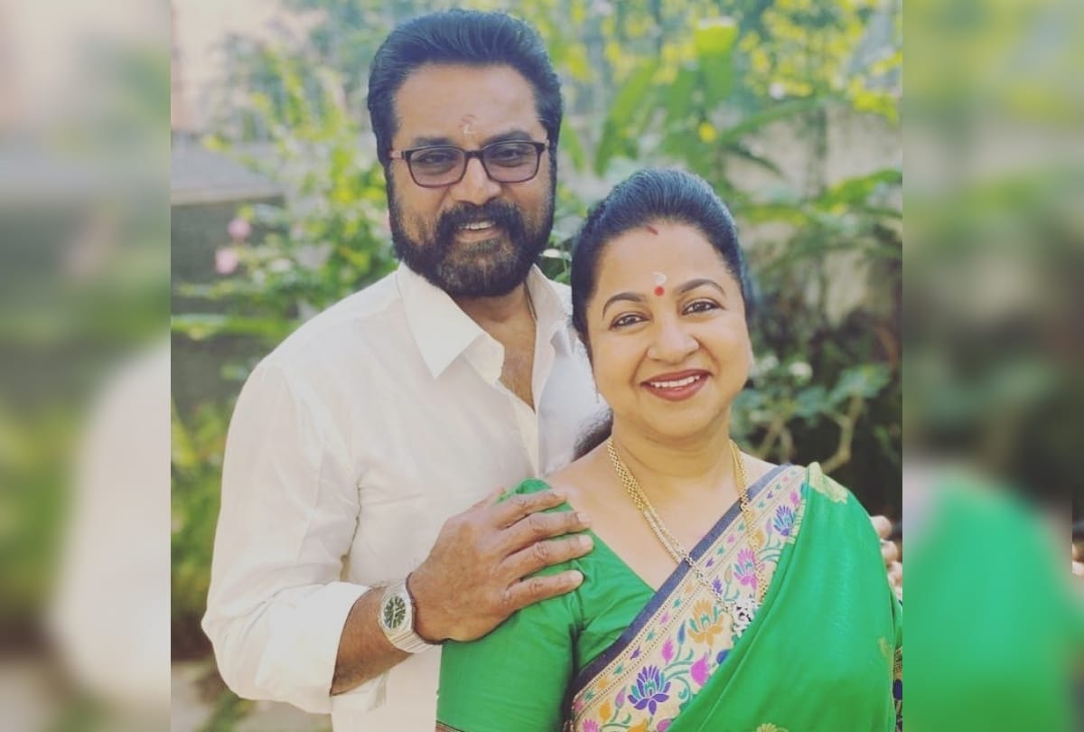 chennai special court sentenced r Sarathkumar and wife Radhikaa to one year imprisonment in Cheque bounce case