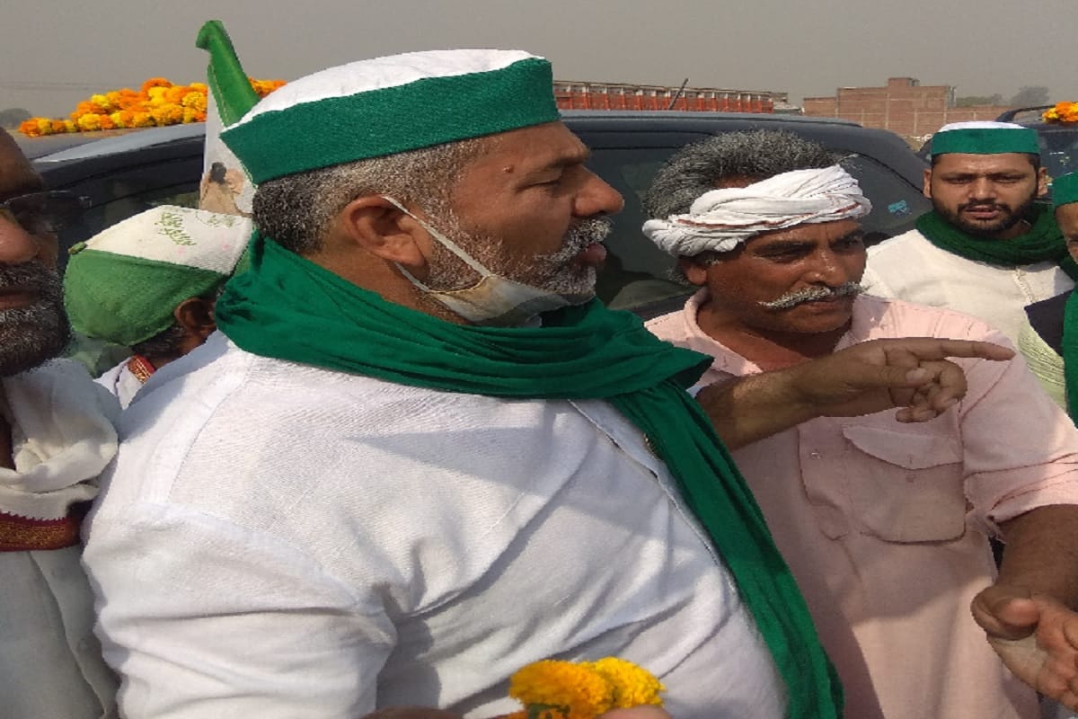 Rakesh Tikait said in Chandauli, farmers are not hearing the pain of the government