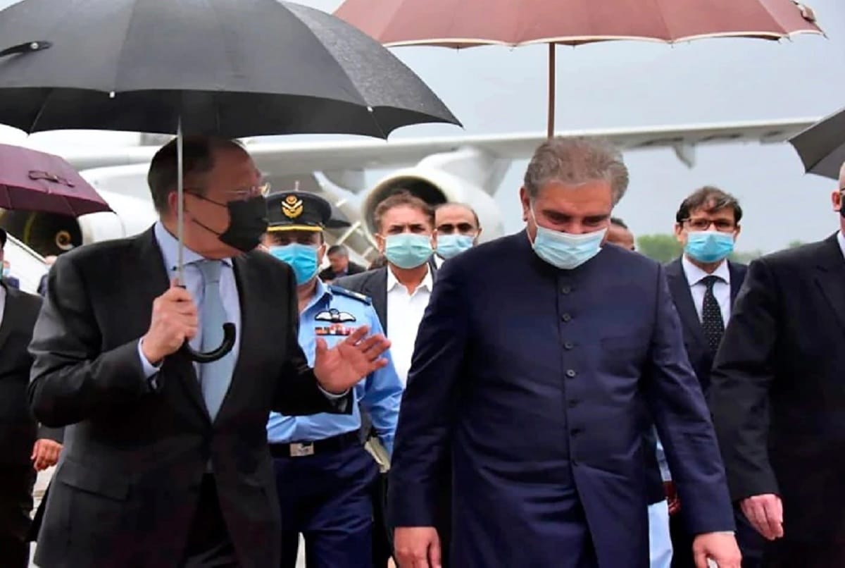 pakistan foreign minister Qureshi welcomed russian foreign minister sergey lavrov But now lot of  fun is being made