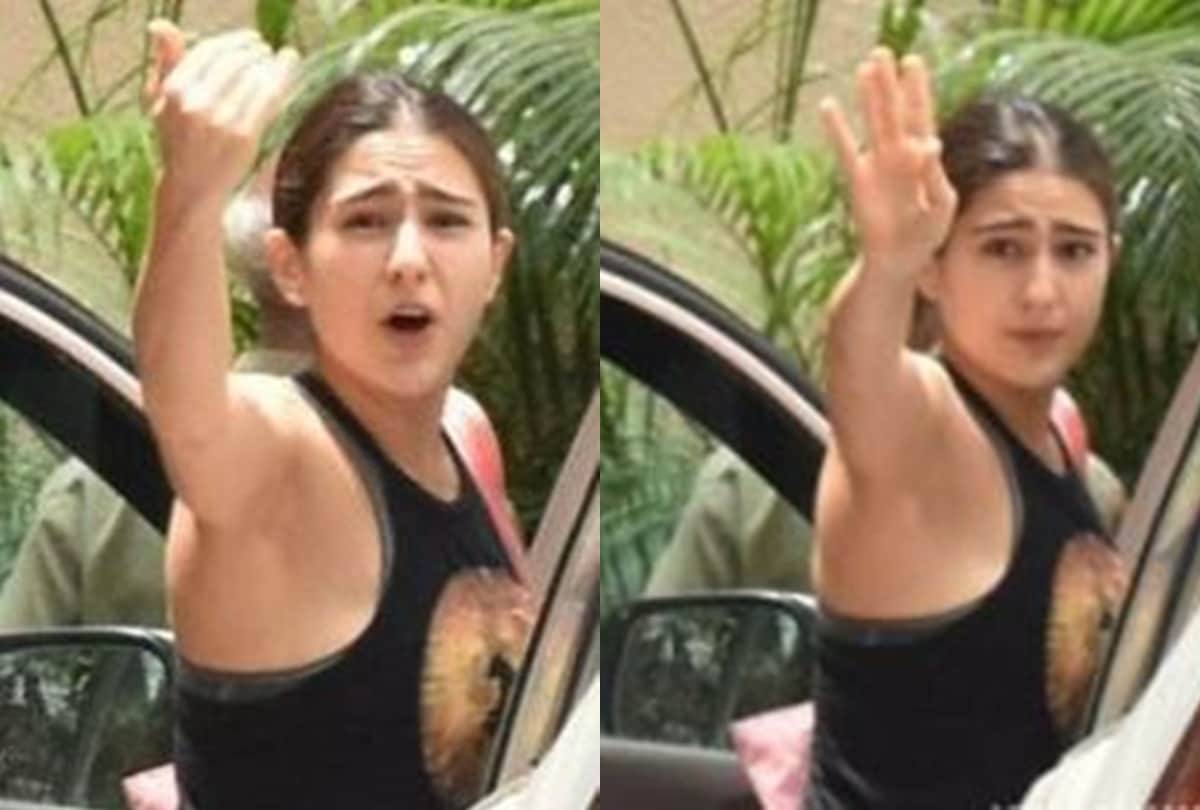 Sara ali khan spotted outside gym without mask told papparazi not to come close