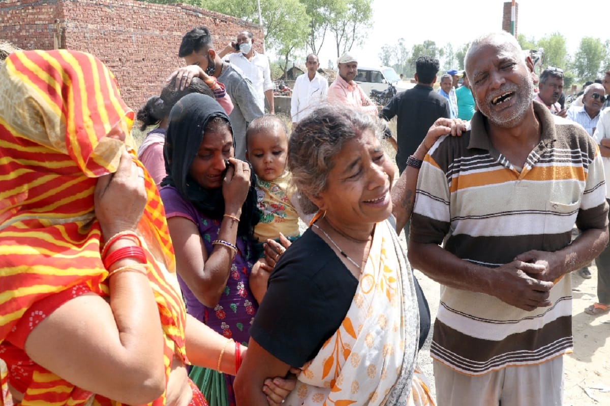 Five workers were killed in a bomb blast in a factory at Bijnor and see photos