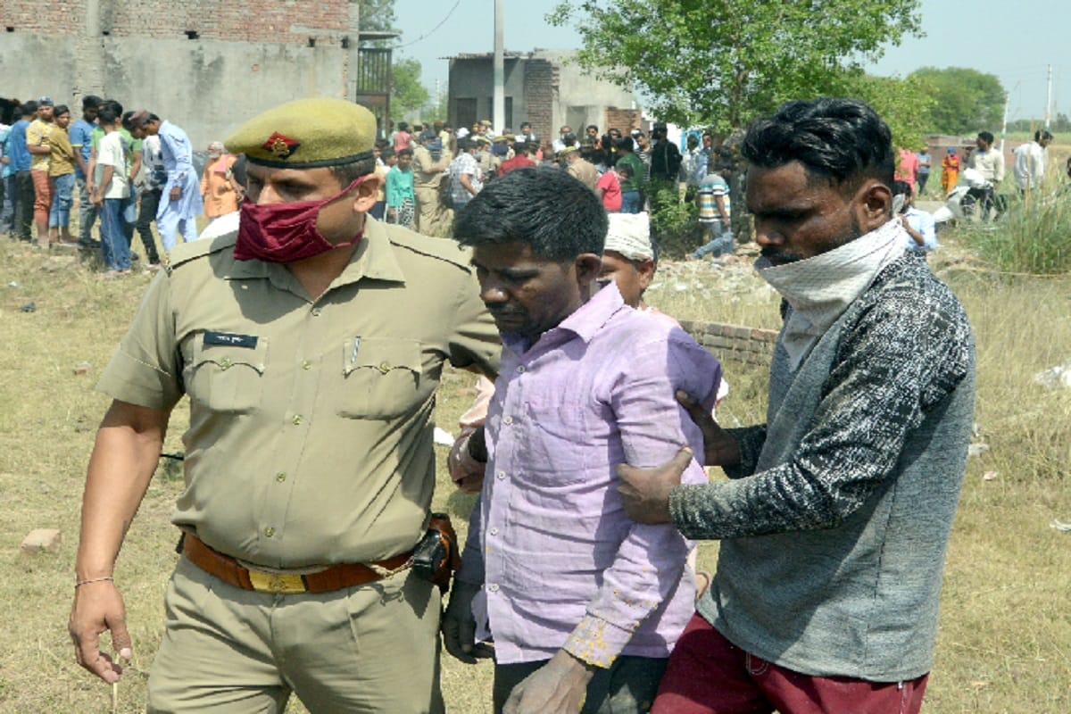 Five workers were killed in a bomb blast in a factory at Bijnor and see photos