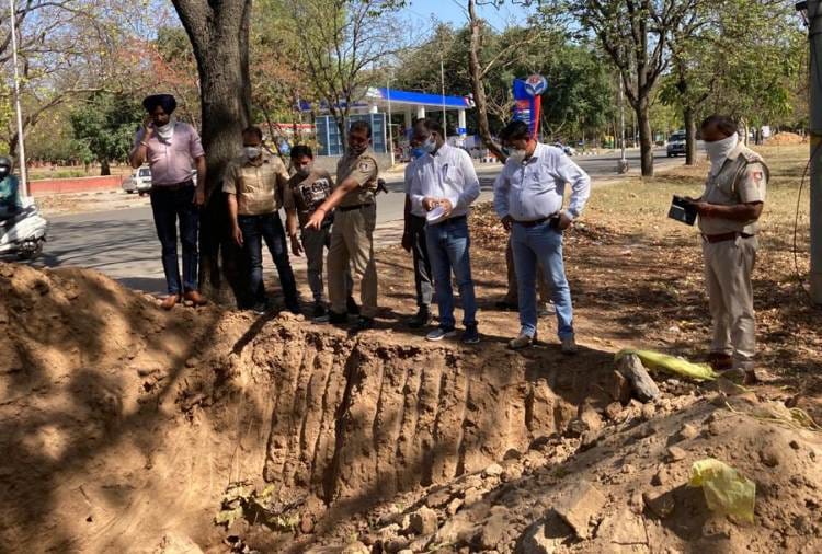Underground BSNL cable theft amid night curfew in Chandigarh