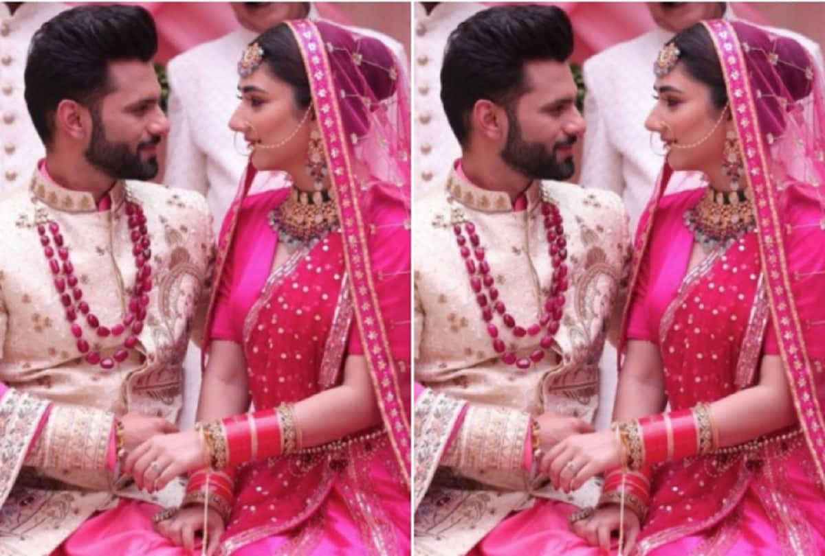 Rahul Vaidya, Disha Parmar look deep into each other’s eyes in wedding