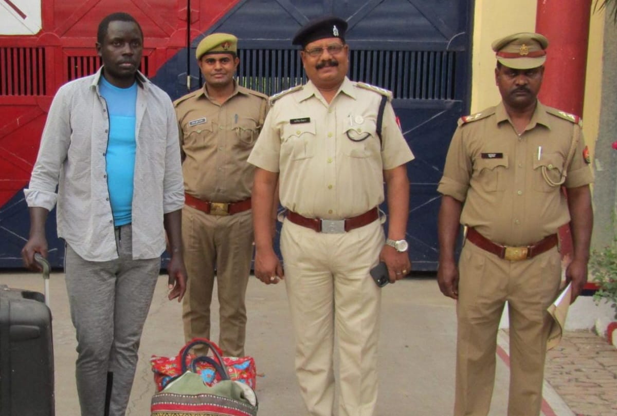 Ugandan citizen sent to Delhi embassy From maharajganj