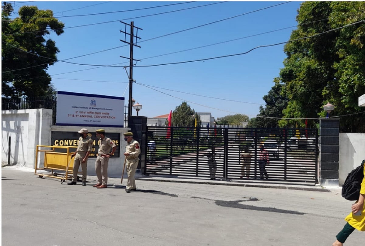 Jammu-Kashmir: Security check-in on Vice President's arrival, mock drill in the city