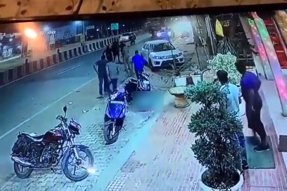 Three policemen of SOG team have been suspended for firing on a BJP leader at Shamli