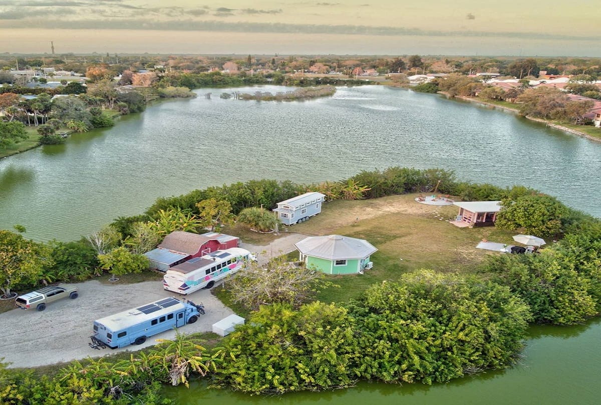 american couple purchase private island and customized van house for spent quality time during lockdown
