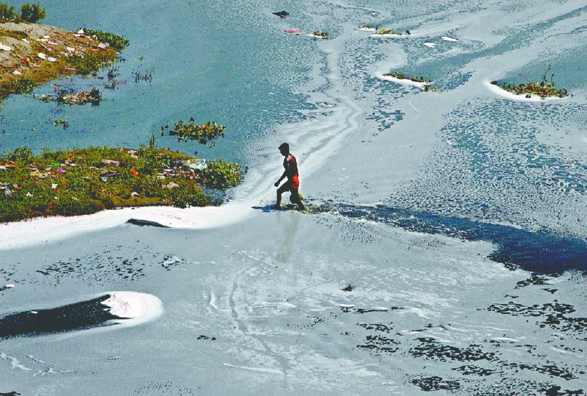 Delhi News : water crisisi in national capital as ammonia in yamuna river increases