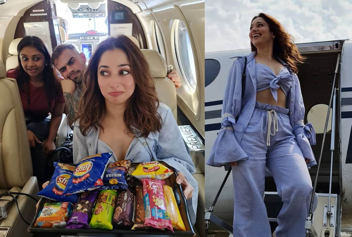 Tamannaah Bhatia Posts Photo Of Her Private Jet Trip Her Makeup Artist Resemblance With Virat Kohli