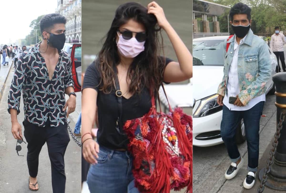 Rhea Chakraborty Celebrates Saqib Saleem Birthday With Manish Malhotra