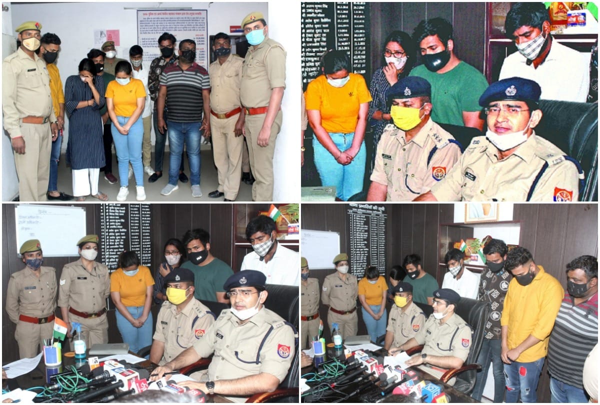 Fake call centre busted in ghaziabad Pradeep considered the 2000 issue lucky for himself Car, bike and mobile number 2000 see photos