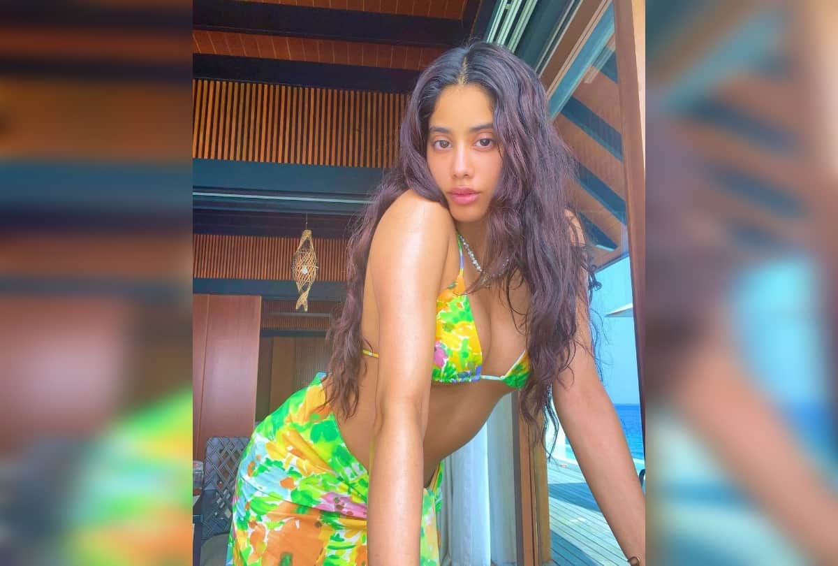 Janhvi Kapoor shared bold photos on instagram from maldives vacation gone viral
