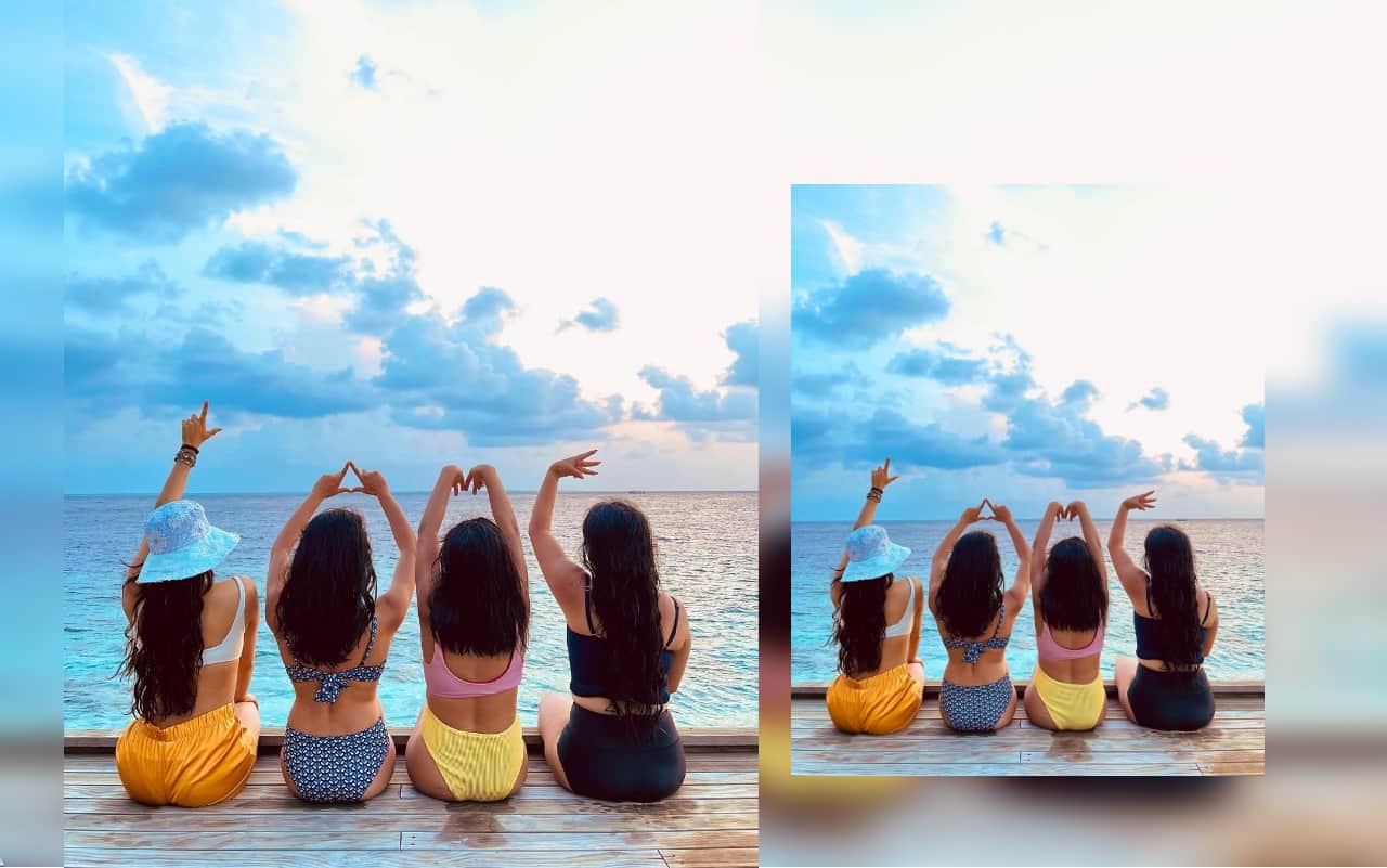 Janhvi Kapoor shared bold photos on instagram from maldives vacation gone viral