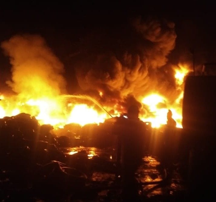 Hathras: Millions lost due to fierce fire in factory