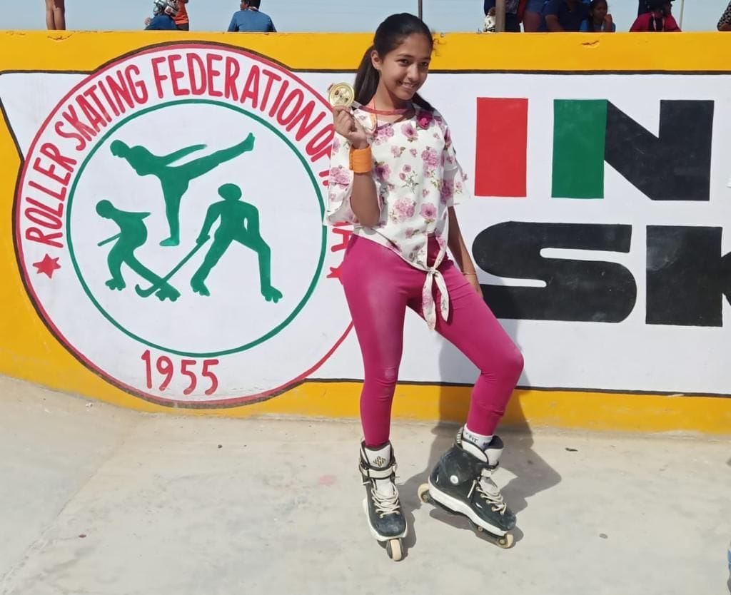 City skater Jahnavi gets gold and bronze