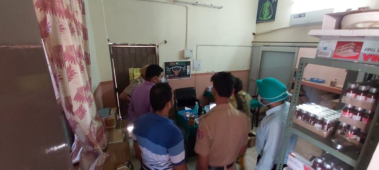 Zirakpur : Second time theft in government dispensary, 500 meters away from police station