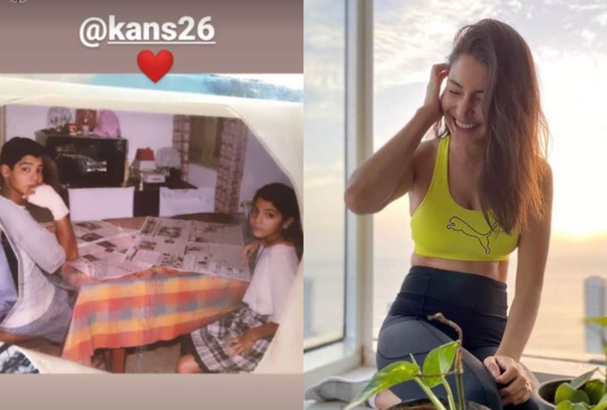 Anushka Sharma share childhood photos with brother Karnesh goes viral