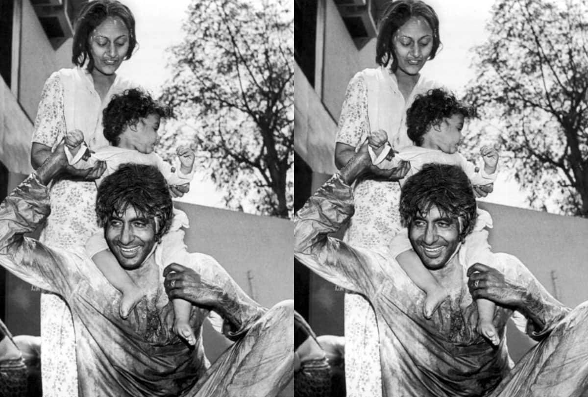 Amitabh Bachchan shared throwback photo with jaya and revealed chupke chupke to namak haram were shot at his home jalsa