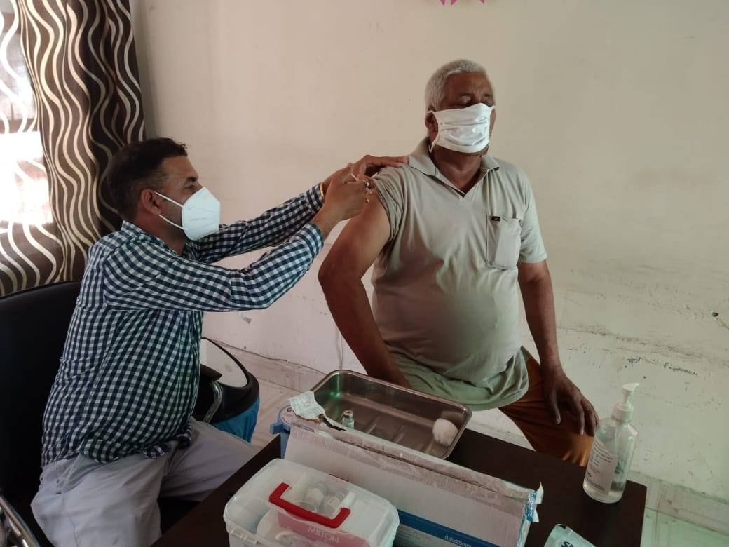 78.45% people got corona vaccination at 108 centers
