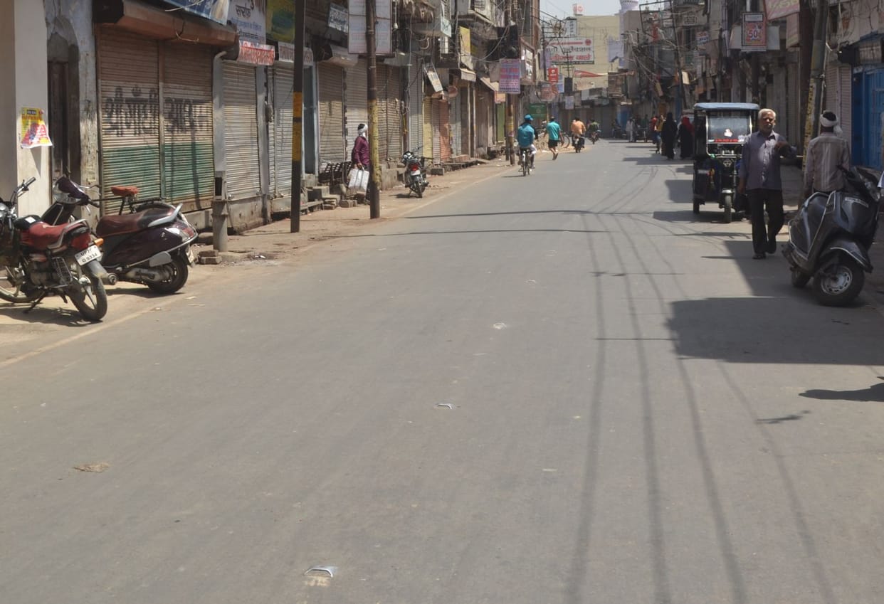 Sunday market did not work, shops were also closed