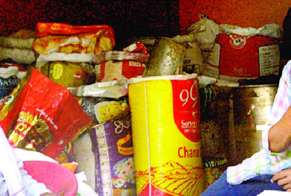 people are storing ration by looking at increasing cases of corona.