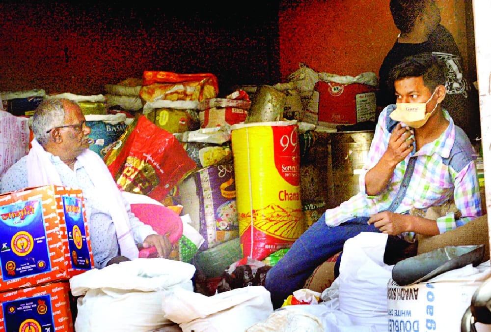 people are storing ration by looking at increasing cases of corona.