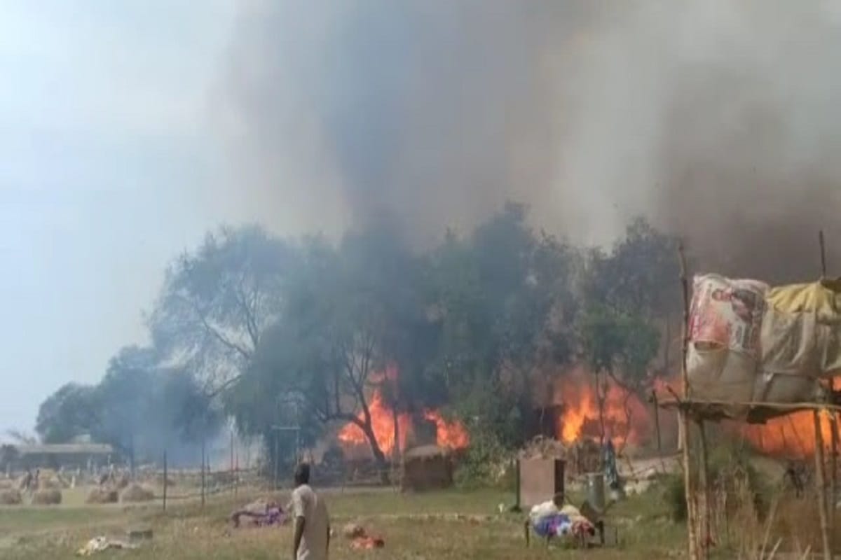 Haridwar Kumbh Mela 2021 latest news : tent burnt in fire today