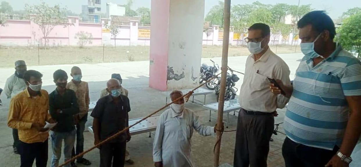 10 devotees who came from MP got corona infected, there was a commotion