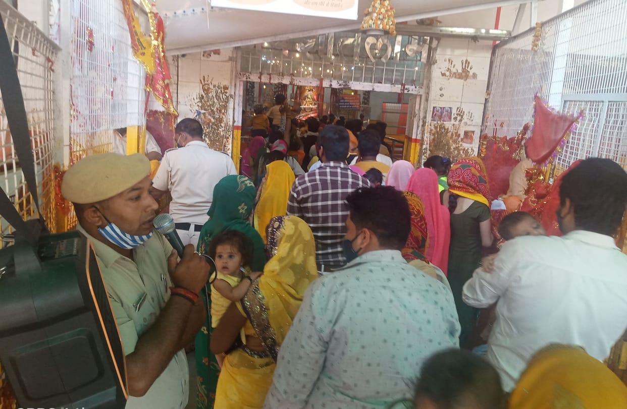 Preparations begin for Navratri at Sheetla Mata Temple
