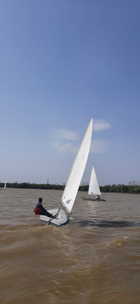 Harmandeep Singh winner in Yachting at Sukhna Lake