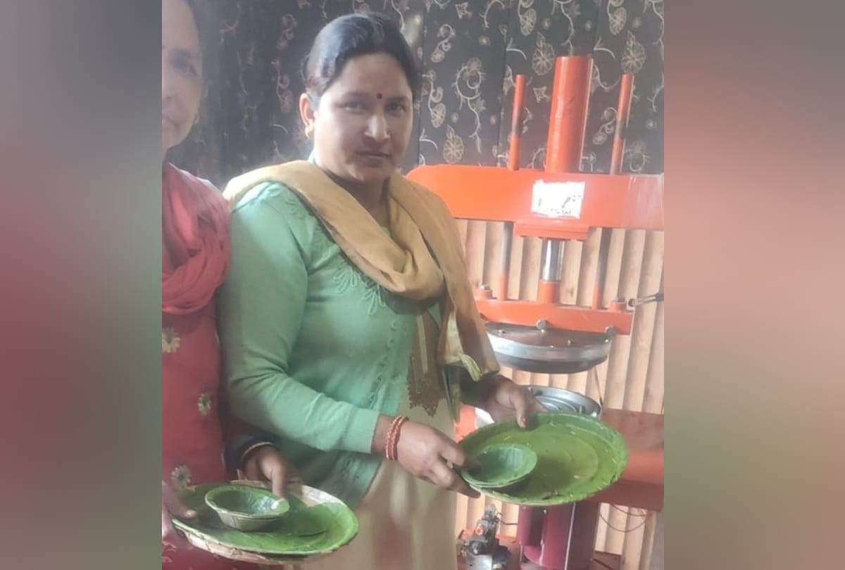 himachali dham food serving on bauhinia vahlii Taur Leaf Plates in Himachal Pradesh and Delhi hotels